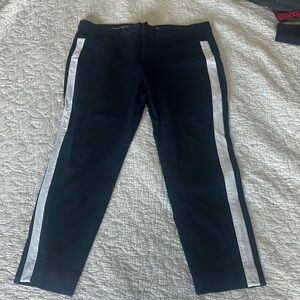 Banana Republic Navy Pants with White Accents
